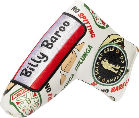 U SUCK AT GOLF Expertly Crafted Synthetic Leather Golf Head Cover - Ideal for Woods and Drivers - Tour Quality Golfing Accessories with Unique Designs - Perfect Christmas or Father’s Day Golfing Gift in Saudi Arabia