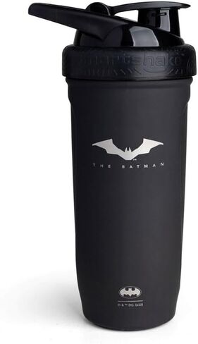 Smartshake Justice League Reforce Shaker Bottle 900ml, DC Comics Stainless Steel Protein Shaker Water Bottle, Leakproof Water Shaker Cup, Supplement Shaker for Sport & Gym, BPA-Free, Wonder Woman in Kuwait