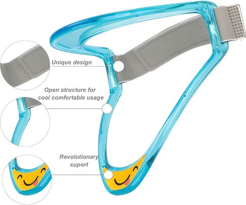Neck Brace for Cervical Pain Relief,Portable Neck Brace Adjustable Cervical Collar Pain Relief Neck Traction Stretcher,Cervical Collar Posture Neck Stretcher Brace Support (Blue) in Saudi Arabia