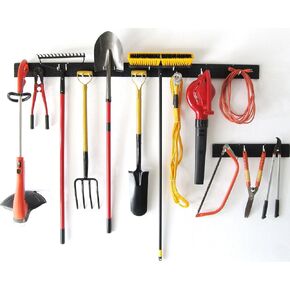 WallPeg Peg Rack Organize Garden Tools - Coat Rack - AM 24044BK