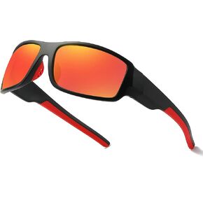 DUBERY Polarized Sports Sunglasses for Men Women Baseball Cycling Golf Fishing 100% UV Protection Shades D8040
