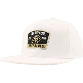 ZHATS Standard NCAA Officially Licensed Hat Flat Snapback Z11 Switchback White, One Size