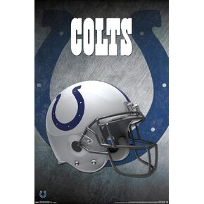 Trends International NFL Indianapolis Colts - Helmet 16 Wall Poster, 14.725" x 22.375", Premium Unframed Version
