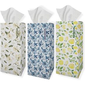 Superior Essentials 3 Pack Tissue Cartridge Refill For Superior Essentials Cupholder Trash Can & Tissue Holder