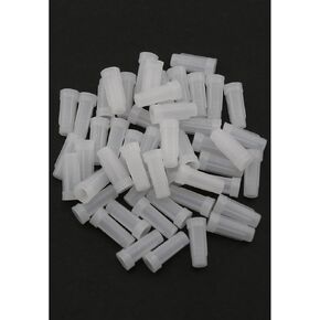 Heyous 50PCS Syringe Needle Cap Disposable Plastic Syringe Cap for Laboratory Fluid Sampling and Industrial Work