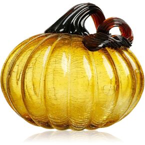 الماس ستار الزجاج اليقطين هالوين الزينة اليقطين الخريف الحصاد الحلي الزخرفية اليدوية المقتنيات الفنية التماثيل (العنبر) in Kuwait