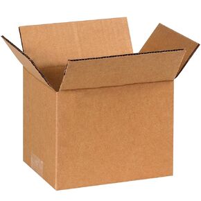 BOX USA 7x6x6 Corrugated Boxes, Small, 7L x 6W x 6H, Pack of 25 | Shipping, Packaging, Moving, Storage Box for Home or Business, Strong Wholesale Bulk Boxes