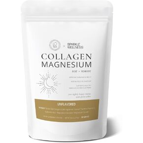 Collagen Magnesium Rest + Restore (No Flavor) [30 Serves] | VERISOL Bioactive Collagen Peptides, Magnesium Glycinate & Taurate Salts | Lauren Roxburgh Rest + Restore | Calming Nightly Beauty Routine