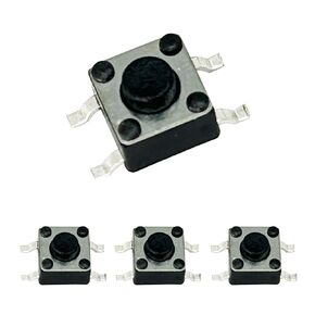 20 Pcs Tactile Tact Push Button Switch 4.5x4.5x3.8 mm Micro Momentary Tact Switch 4 pin