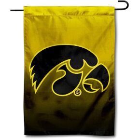Iowa Hawkeyes Gradient Colors Garden Banner Flag