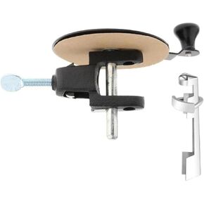 Billiard Pool Cue Tip Sander Pool Cue Tip Clamp Cue Tip Shaper Tool Cue Tip Fastener, 10cm, Black