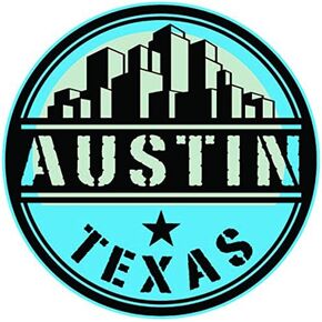 NI4082-Pack Austin Texas Vinyl Decal Sticker | 4-Inch