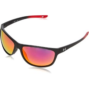 Under Armour Undeniable Jr Oval Sunglasses, Matte Black/Gray Infrared, 60mm, 15mm in Saudi Arabia