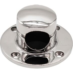 MARINE CITY Stainless Steel Sturdy Durable Easy Install Smooth Gloss Finish Polished Hinged Chain Deck Pipe with Functional Design for Boats – Marines – Yachts – RVs (Pack of 1)