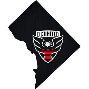 Fan Creations MLS D.C. United Unisex D.C. United Team Color Logo State Sign, Team Color, One Size