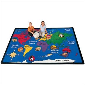 Carpets for Kids 1500 World Explorer 5ft 10in x 8ft 4in Rectangle