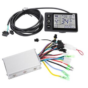 24V-48V Electric Bike Ebike Brushless Motor Controller with LCD Display Panel 72V Controller with LCD Scooter Controller Kit (24V/36V 250W/350W)