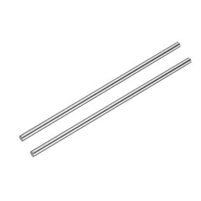 uxcell 2 Pcs Linear Motion Rod Shaft Guide 8mm x 250mm (0.315" x 9.84") Hardened Chrome Plated Steel Linear Rail Rod for 3D Printer, CNC Machine