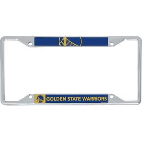 Desert Cactus Golden State Warriors License Plate Frame Team NBA Metal Car Tag Holder for Front or Back of Car Officially Licensed (Up Close)