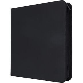 Rayvol Premium 12-Pocket Card Binder - Fits 1104 Trading Cards, Side Loading Ringless Card Collection Album for TCG and Sports Cards