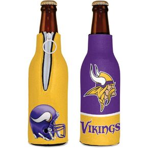 WinCraft NFL Minnesota Vikings Bottle Cooler, Team Colors, One Size
