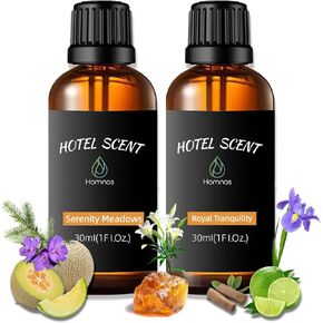 Royal Tranquility and Serenity Meadows Essential Oil, Hotel Collection Diffuser Oil, Home Luxury & Hotel Scents for Diffuser, Pure Diffuser Oil for Aromatherapy