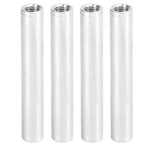 4PCS Female Screw Round Standoff 38mm Aluminum Standoff Screw Nut Threaded Pillar for Robotics Various Connection
