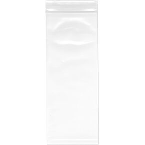 Plymor 4" x 10" (Pack of 200), 4 Mil Heavy Duty Zipper Reclosable Plastic Bags