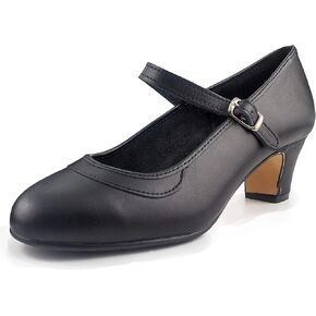 Flamenco Shoes Without Nails for Schools Black (no Nails)