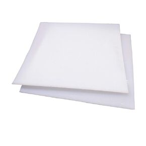 2pcs 2mm x 200mm x 200mm White UHMW Plastic Sheet Plate