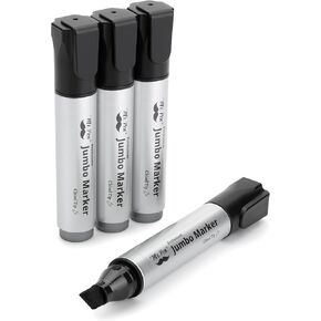 Mr. Pen- Jumbo Permanent Markers, 4 Pack, Green, Chisel Tip, Large Permanent Markers, Color Permanent Markers Set, Jumbo Markers, Permanent Markers, Huge Poster Markers Jumbo, Thick Markers