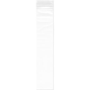 Plymor 2" x 10" (Pack of 100), 2 Mil Zipper Reclosable Plastic Bags