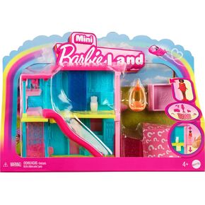 Barbie Mini BarbieLand Doll House Sets, Mini Dreamhouse with Surprise 1.5-inch Doll, Furniture & Accessories, Plus Elevator & Pool