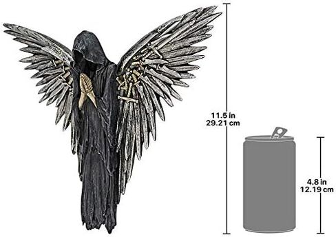 Design Toscano Soul of The Warrior Grim Reaper Wall Sculpture, Full Color in Saudi Arabia