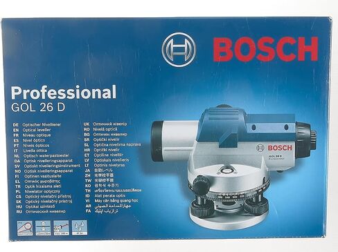 Bosch Professional Optical Level GOL 26 D (26x Magnification, Unit of Measure: 360 Degrees, Range: up to 100m, in Carrying case) in Saudi Arabia