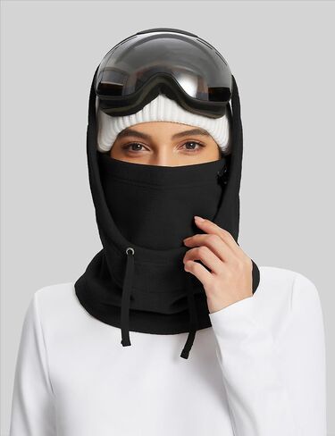 قناع وجه بالاكلافا من الصوف من BALEAF، قناع تزلج حراري للرجال والنساء، قبعات الشتاء غطاء الوجه معدات الطقس البارد. (2 حجم) in Kuwait