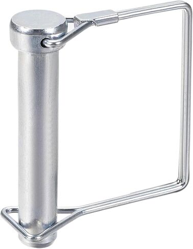 12mm x 65mm (DXL) Shaft Locking Pin - 1Pack - Good for Farm Trailers Lawn - Carbon Steel Square Trailer Coupler Pin - Silver Tone in Saudi Arabia