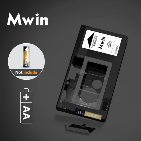 محول كاسيت VHS-C لكاميرات الفيديو VHS-C SVHS - محول كاسيت فيديو VHS-C/VHS بمحرك، غير متوافق مع 8 مم / MiniDV / Hi8 in Kuwait