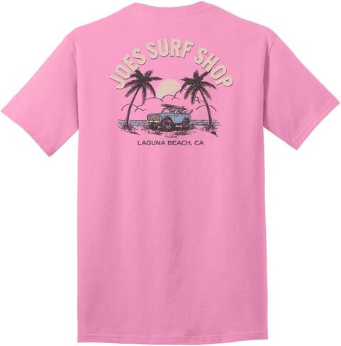 JOES SURF SHOP Men's Early Bird Logo Heavyweight Tees in Regular, Big and Tall in Saudi Arabia