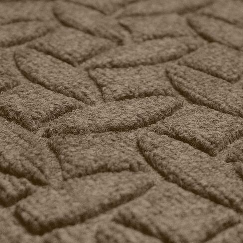 Bungalow Flooring Waterhog Runner Door Mat, 2' x 5' Made in USA, Durable and Decorative Floor Covering, Skid Resistant, Indoor/Outdoor, Water-Trapping, Ellipse Collection, Khaki/Camel in Saudi Arabia