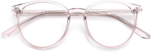 Blue Light Blocking Glasses for Women Men, Round Computer Gaming Eyeglasses Anti Eyestrain & UV Glare RF6213 in Kuwait