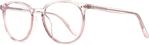 Blue Light Blocking Glasses for Women Men, Round Computer Gaming Eyeglasses Anti Eyestrain & UV Glare RF6213 in Kuwait