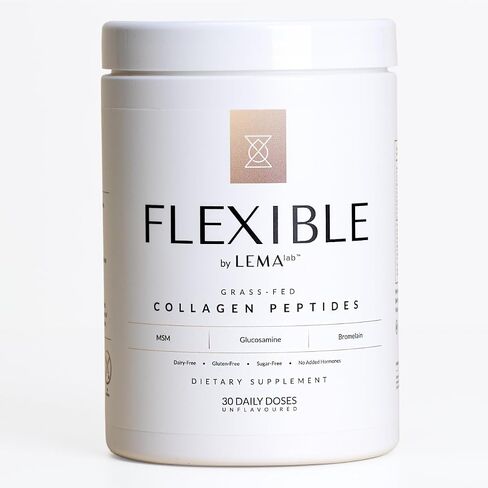 Flexible Collagen Peptides Powder - Premium Collagen Supplements for Women Joint Health & Recovery Formula - Grass Fed Collagen Powder Unflavored, 30 Daily Doses in Saudi Arabia