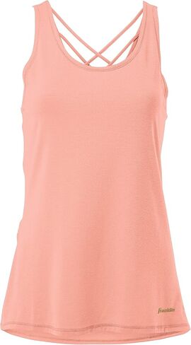 Franklin Sports Women's Lattice Back Tank Top-Relaxed Fit in Saudi Arabia