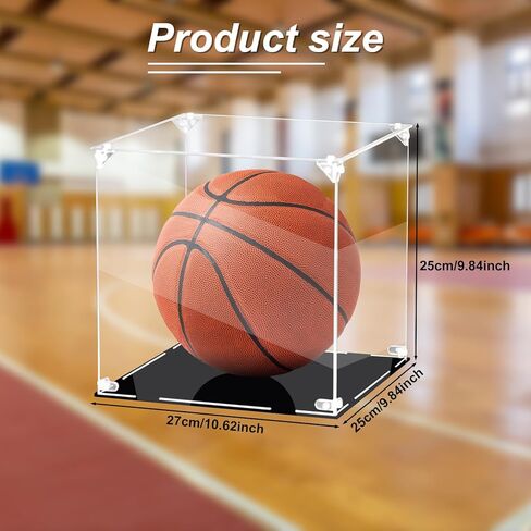 حافظة عرض كرة السلة، حافظة كرة سلة أكريليك تعرض حافظة عرض كرة قدم شفافة لكرة السلة الموقعة، النماذج، مقتنيات ألعاب شخصيات الحركة in Kuwait