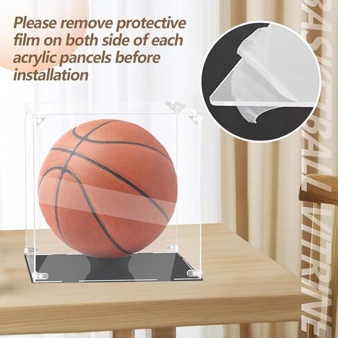 حافظة عرض كرة السلة، حافظة كرة سلة أكريليك تعرض حافظة عرض كرة قدم شفافة لكرة السلة الموقعة، النماذج، مقتنيات ألعاب شخصيات الحركة in Kuwait