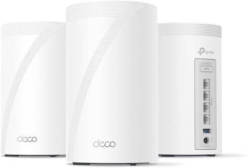 TP-Link Deco AXE5400 Tri-Band WiFi 6E Mesh System(Deco XE75) - Covers up to 2900 Sq.Ft, Replaces WiFi Router and Extender, AI-Driven Mesh, New 6GHz Band, 1-Pack in Saudi Arabia