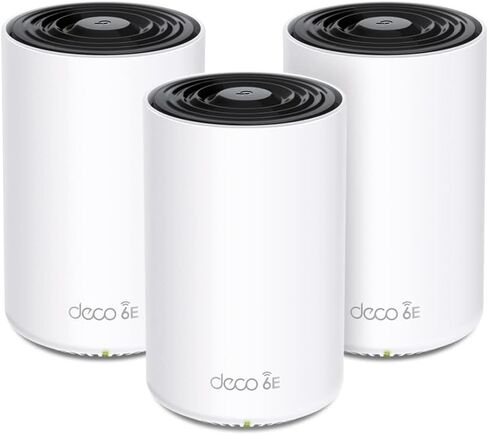 TP-Link Deco AXE5400 Tri-Band WiFi 6E Mesh System(Deco XE75) - Covers up to 2900 Sq.Ft, Replaces WiFi Router and Extender, AI-Driven Mesh, New 6GHz Band, 1-Pack in Saudi Arabia
