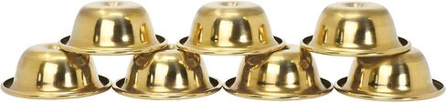 Mandala Crafts Brass Offering Bowl Set of 7 Tibetan Buddhist Alar Supplies for Meditation Yoga Burning Incense Ritual Smudging Decoration 3 Inches in Saudi Arabia