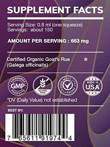 Earth's Love - Goat's Rue Alcohol-Free Herbal Extract Tincture, Super-Concentrated Goat's Rue (Galega officinalis) Dried Herb (4 Fl Oz) in Saudi Arabia